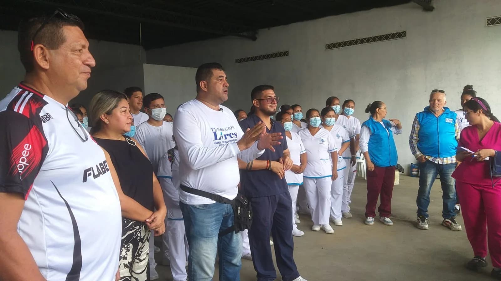 Brigada médica en Petrillo