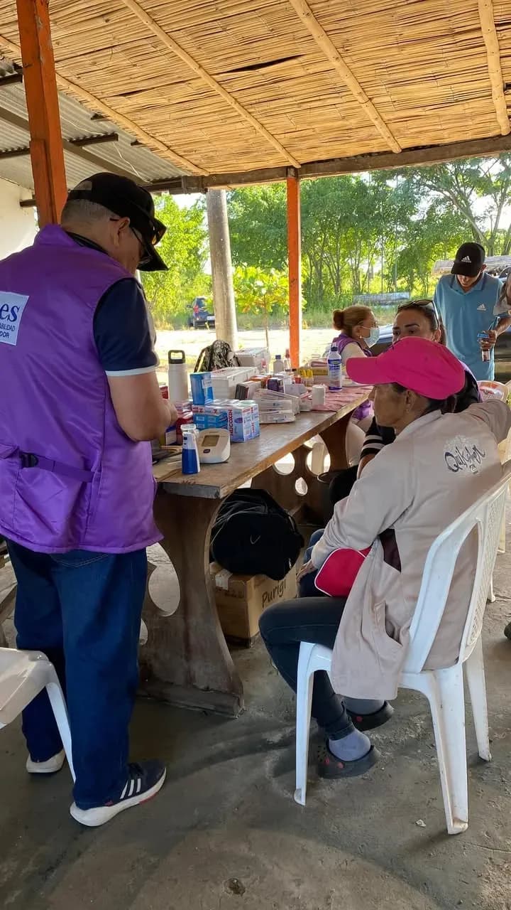60 personas beneficiadas en Daule con atención médica gratuita
