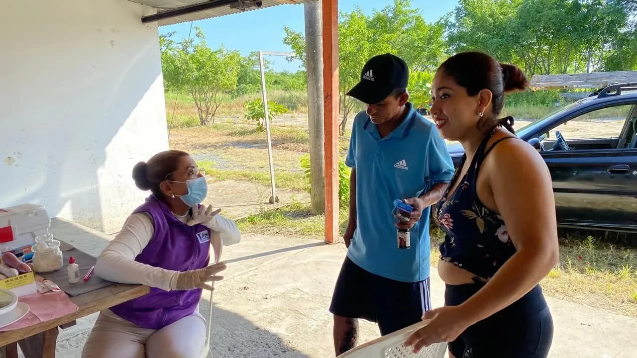 60 personas beneficiadas en Daule con atención médica gratuita