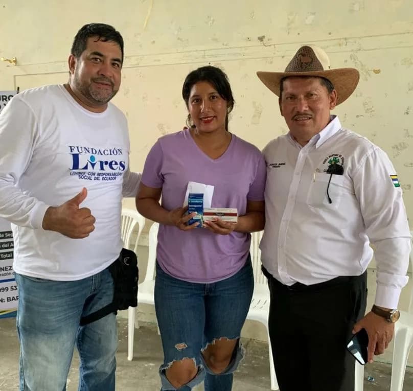 Brigada médica en Colimes: salud en el recinto Pueblo Nuevo