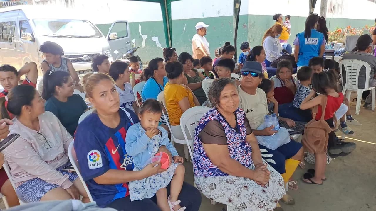 Brigada médica en Balao: 300 familias atendidas