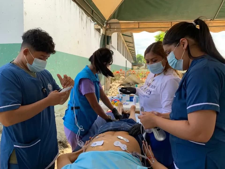 Brigada médica en Balao: 300 familias atendidas