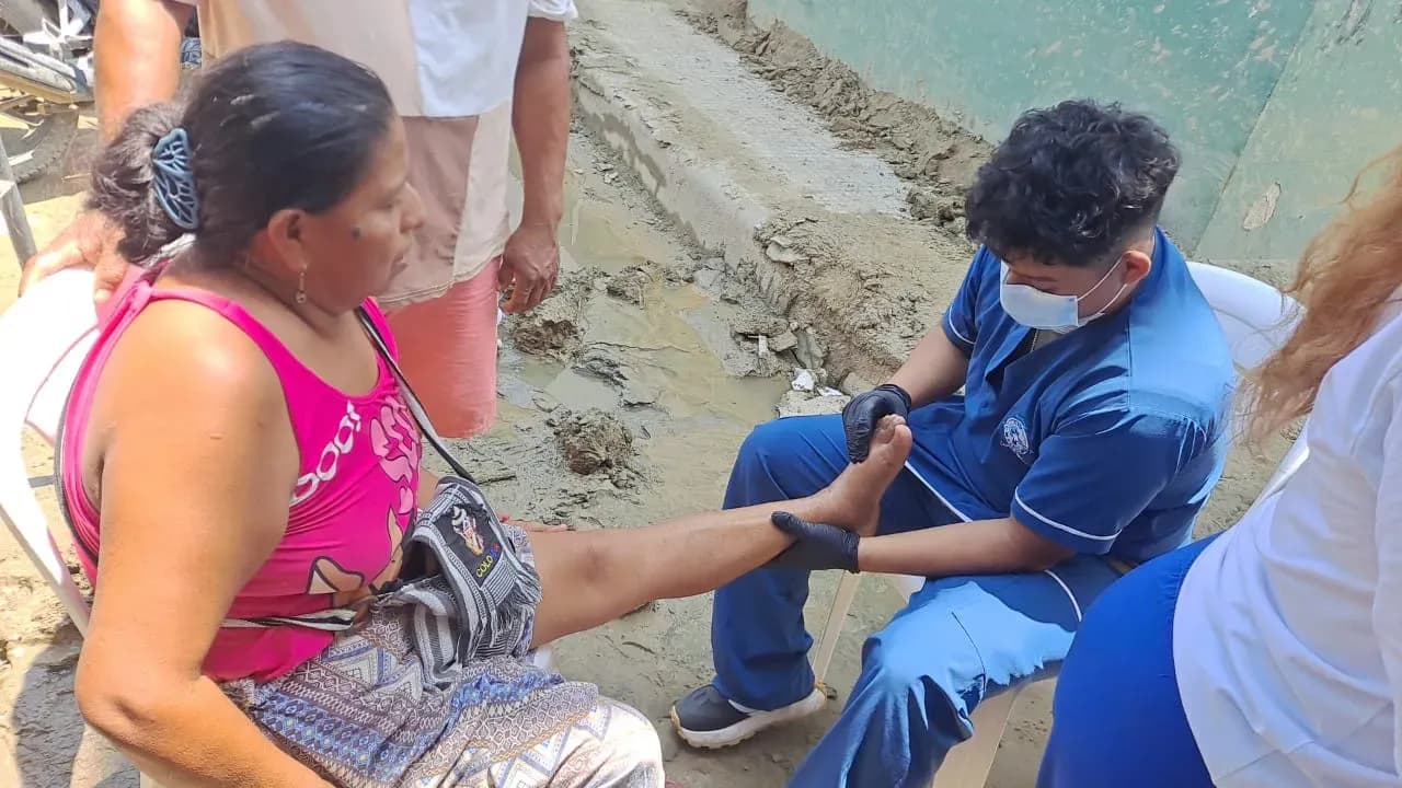Brigada médica en Balao: 300 familias atendidas