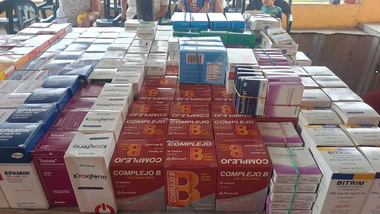 Medical brigade in Marcelino Maridueña