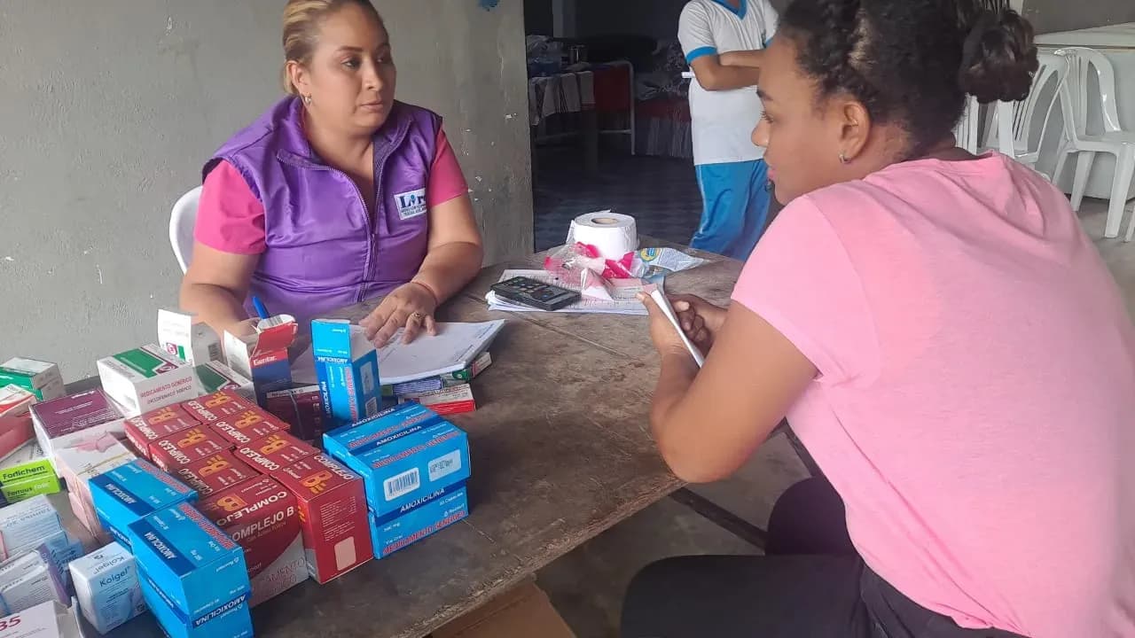 Brigada médica en Nobol beneficia a comunidades vulnerables