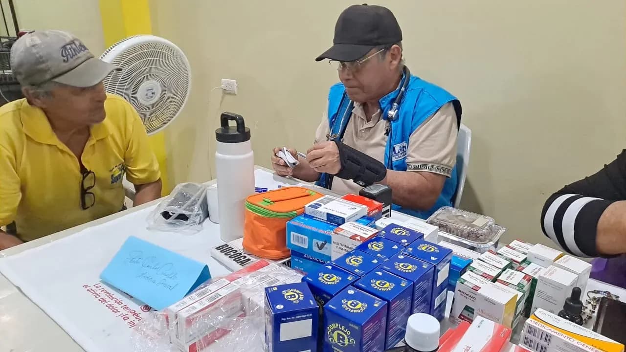 Brigada médica gratuita en Daule