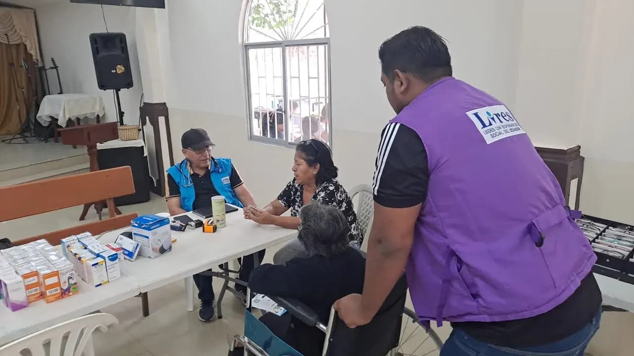 Brigada médica gratuita en Guayaquil