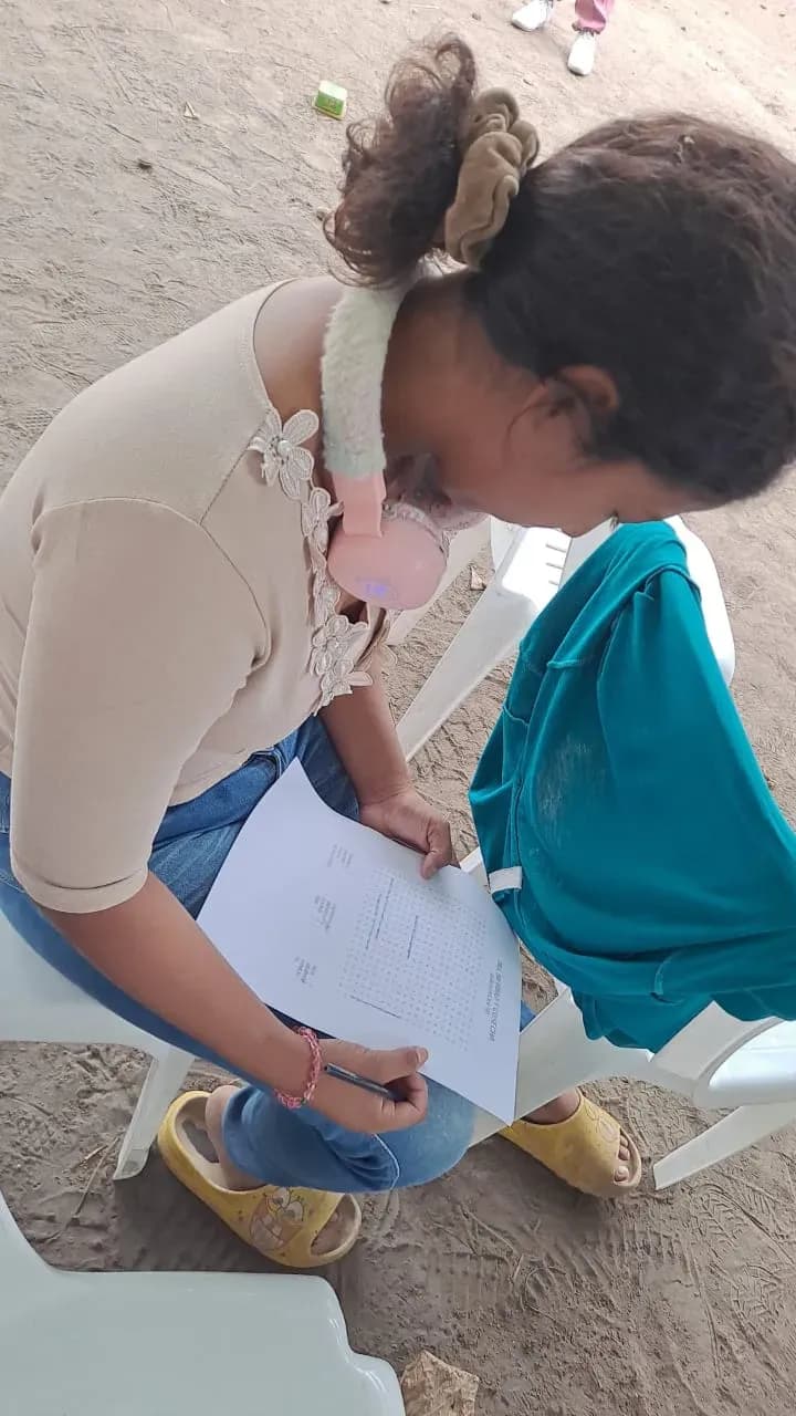 Brigada médica gratuita en Juján