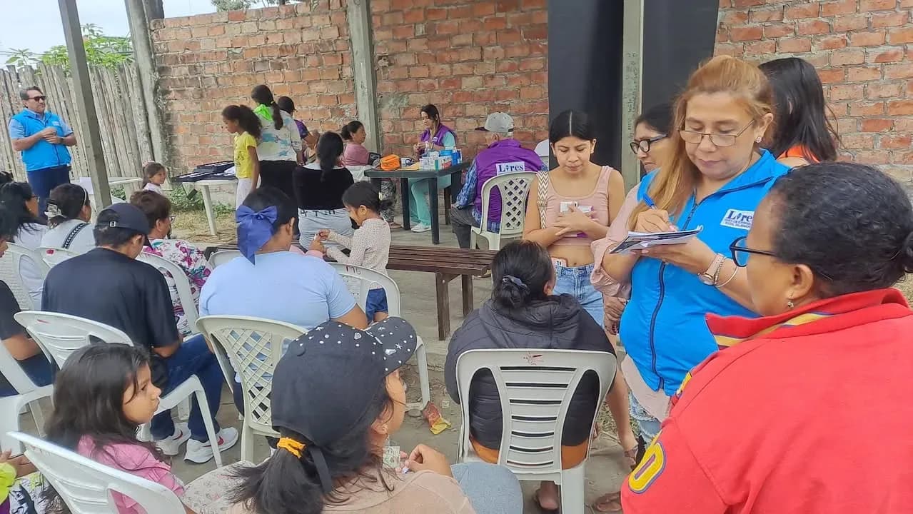 Brigada médica gratuita en Milagro