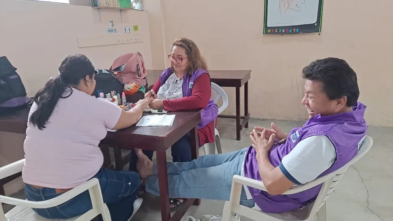 Brigada médica gratuita en Milagro