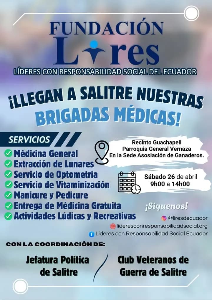 Brigada médica gratuita en Salitre