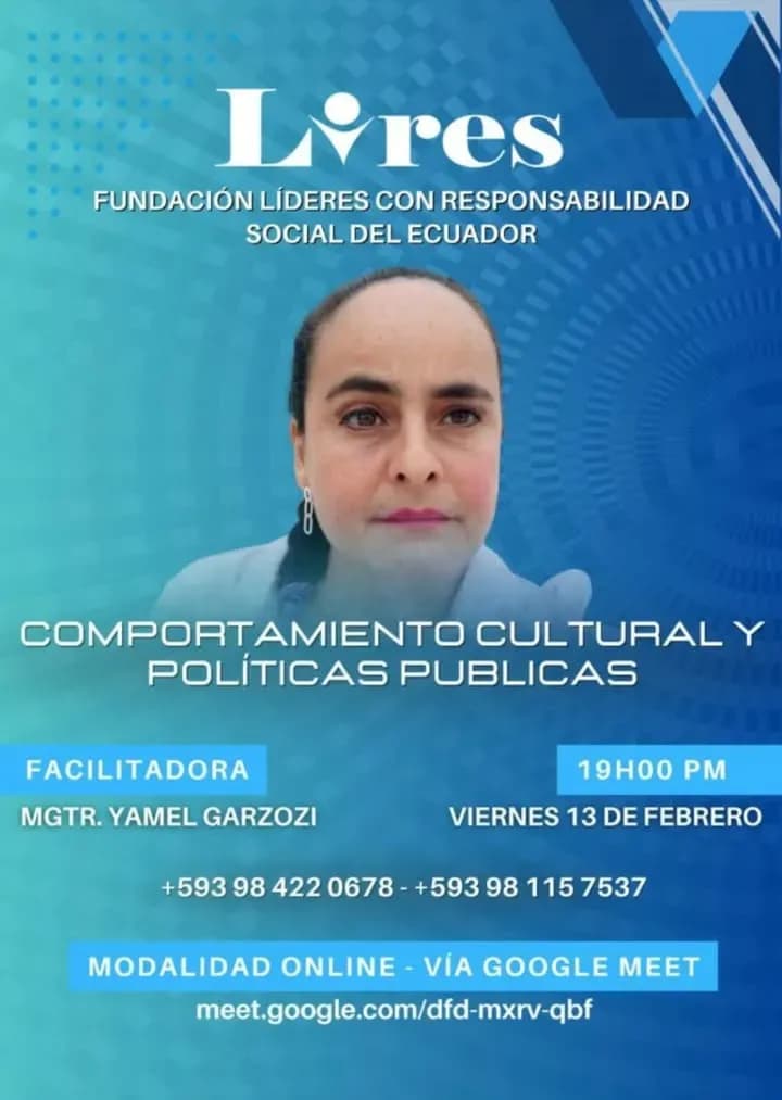 Capacitación en Comportamiento Cultural y Políticas Públicas en Fundación LIRES