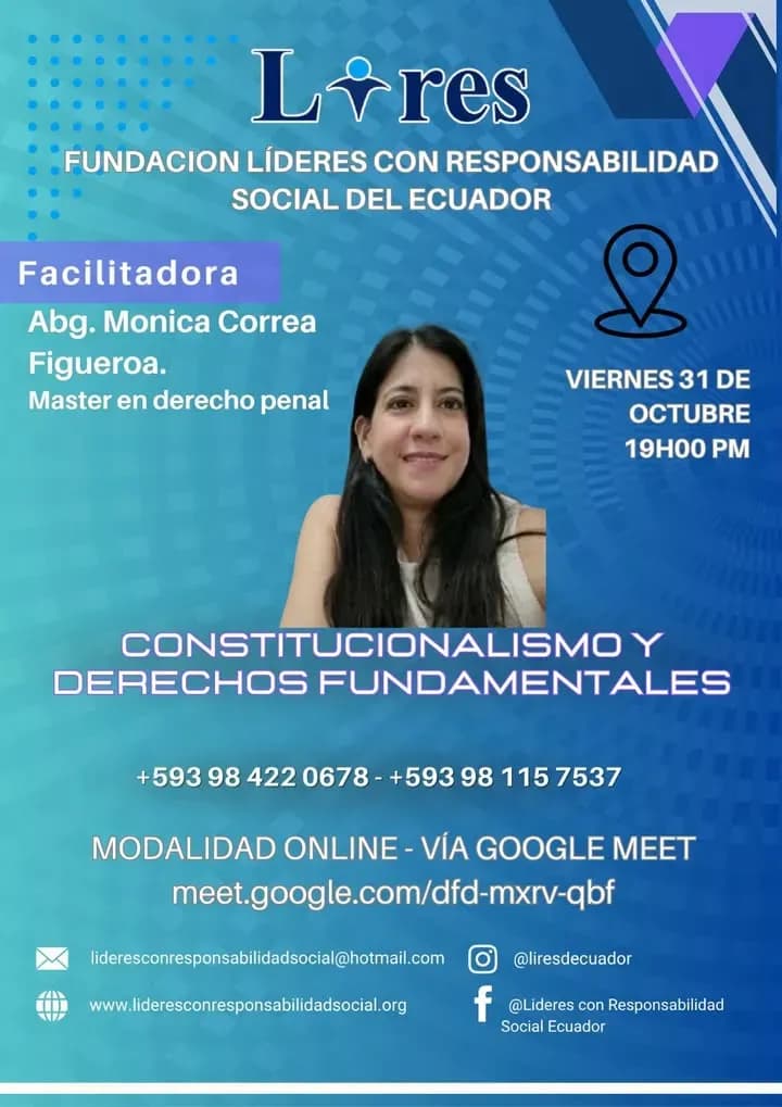 Capacitación en Constitucionalismo y Derechos Fundamentales en Fundación LIRES