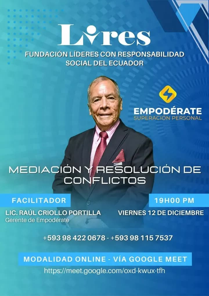 Capacitación en Mediación y Resolución de Conflictos en línea