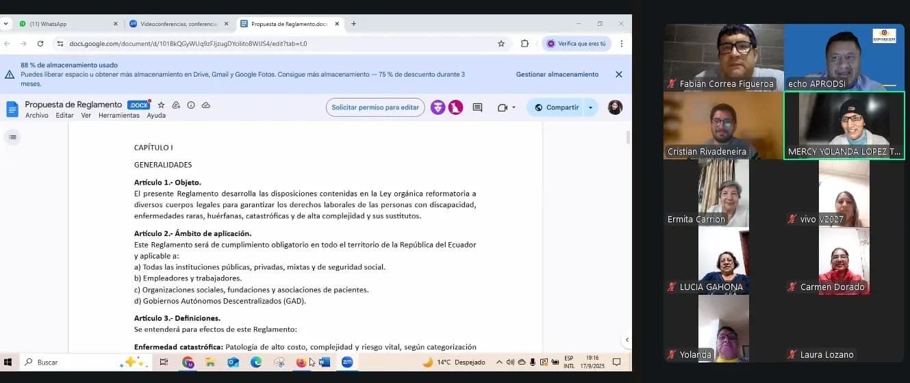 Fundación LIRES participa en propuesta de reglamento para Ley de Estabilidad Laboral