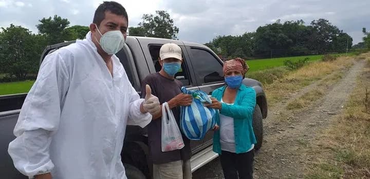 Líderes comunitarios enfrentan la pandemia en Daule