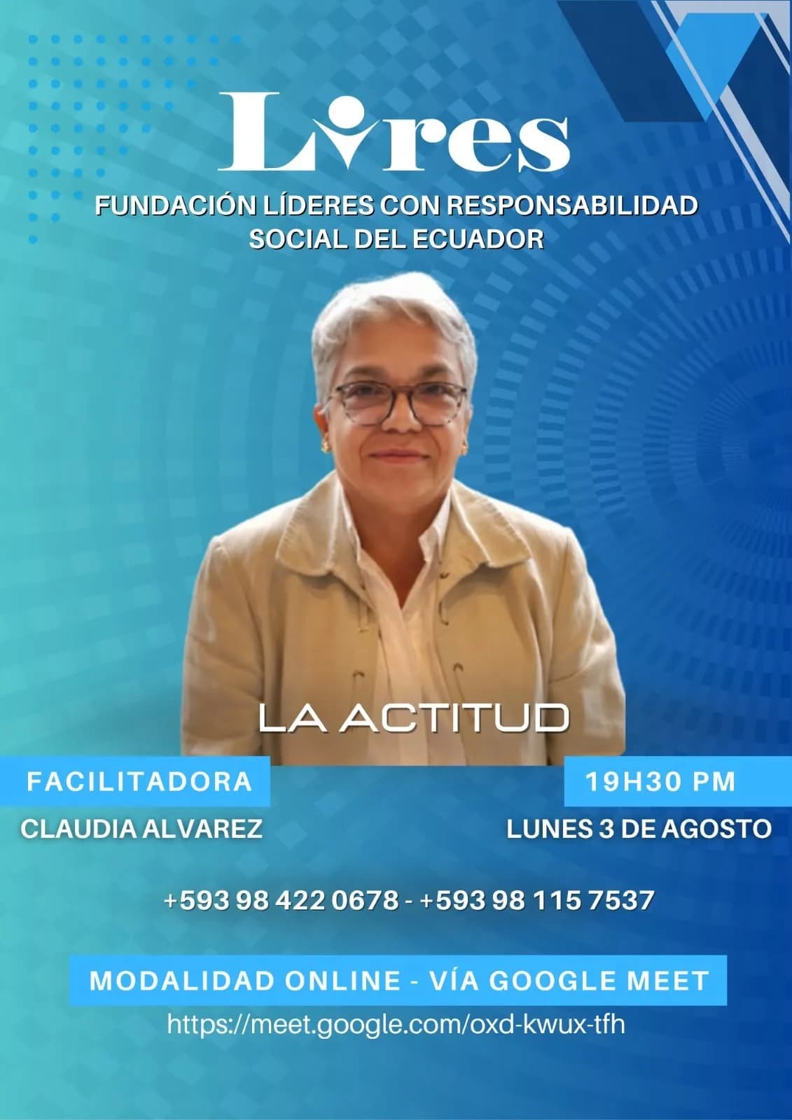 Capacitación La actitud en Fundación LIRES
