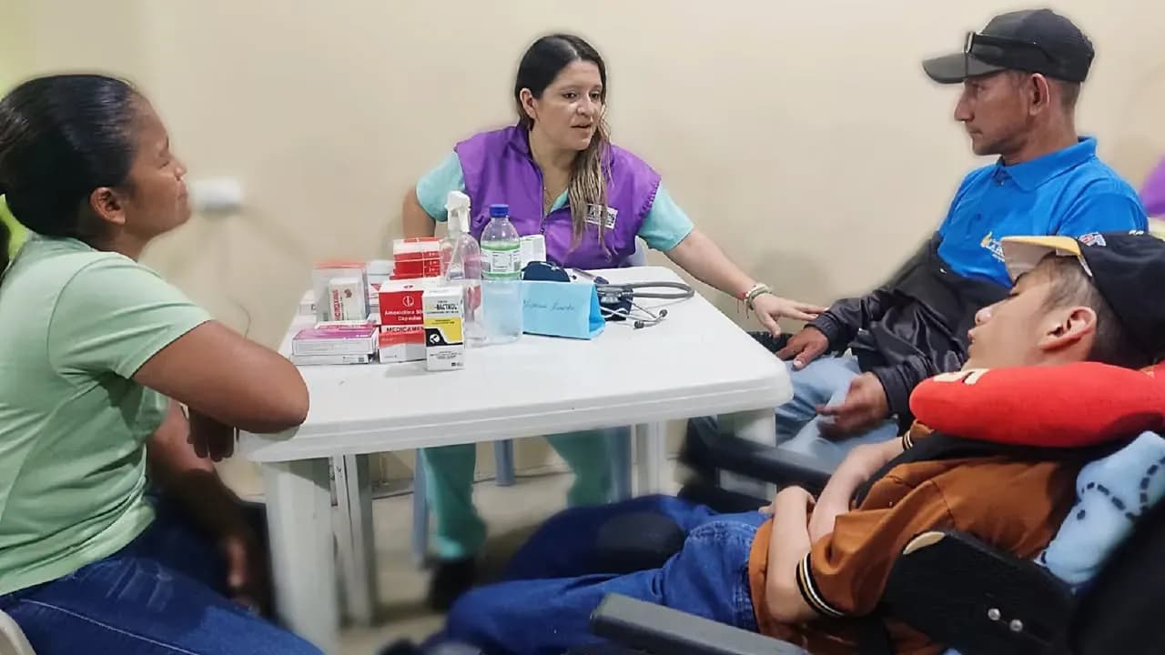 Brigada médica gratuita en Daule