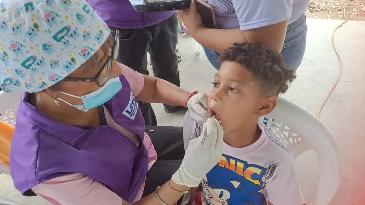 Free medical brigade in Juján