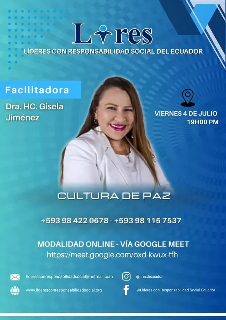 Capacitación en Cultura de Paz en línea