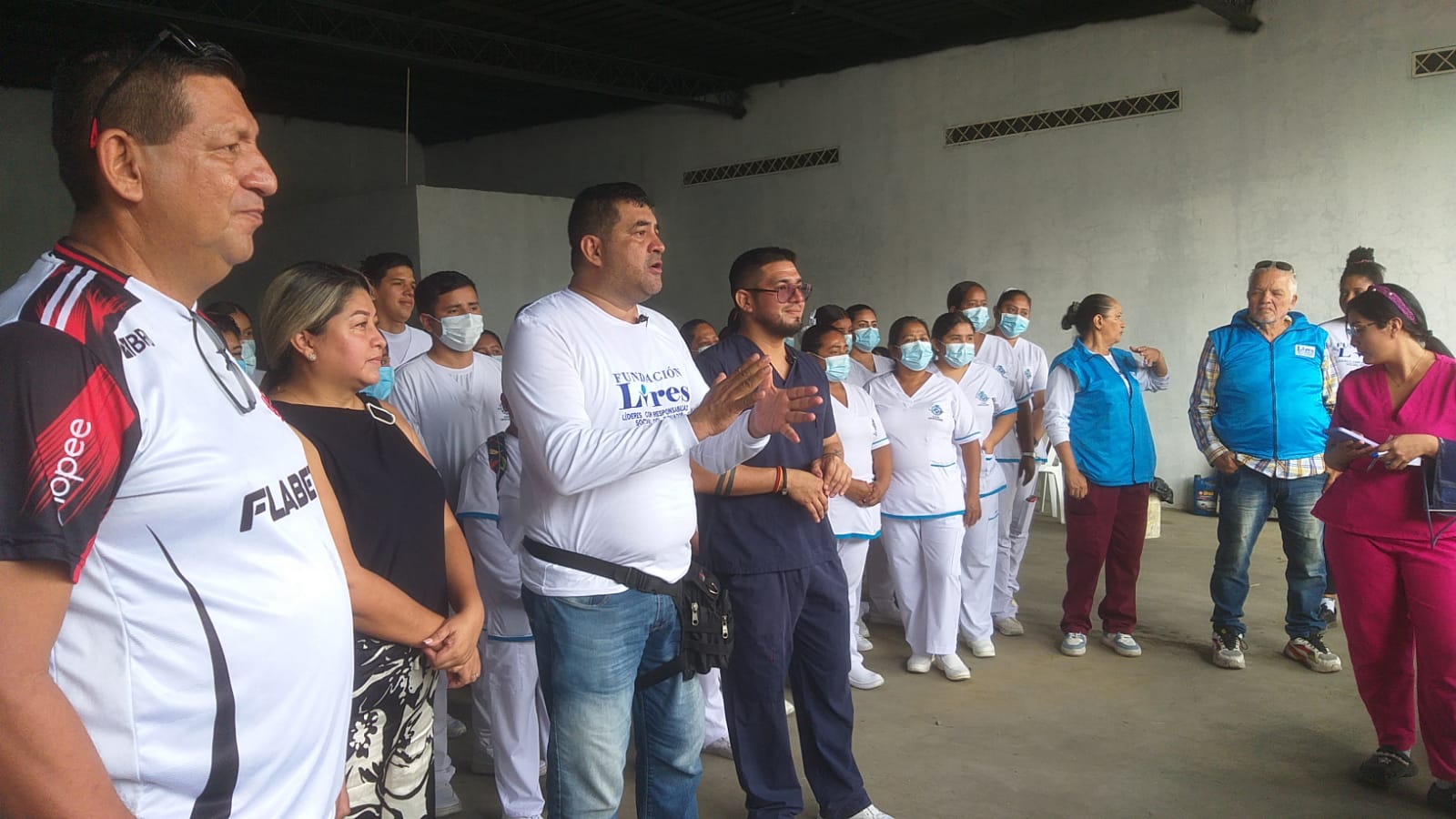 Brigada médica en Petrillo
