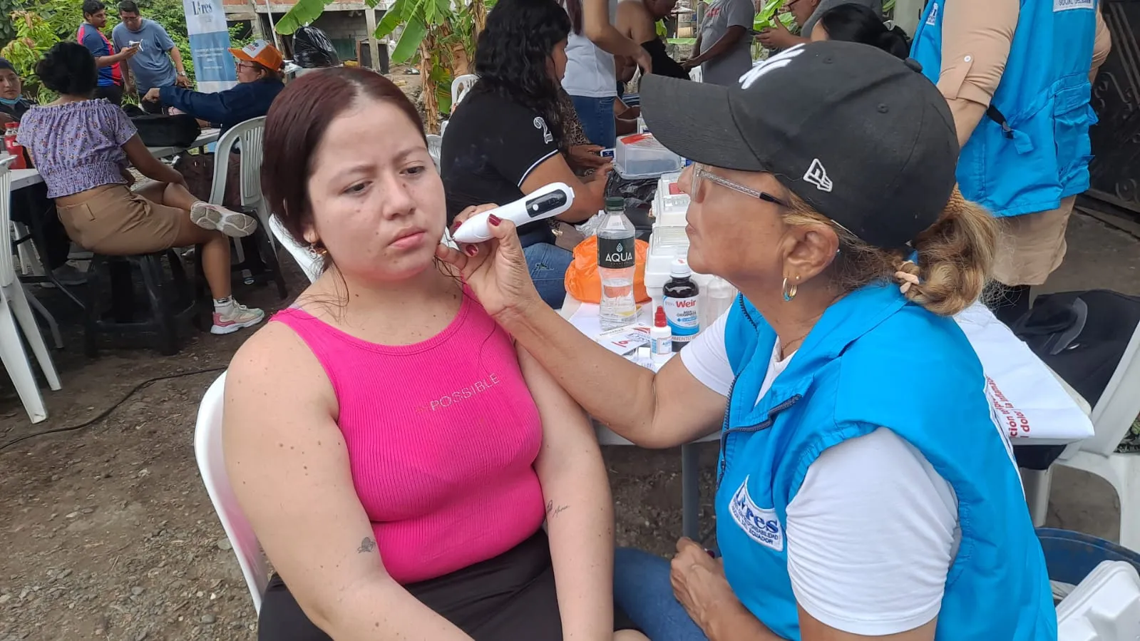 Brigada médica en Nobol beneficia al sector El Nato