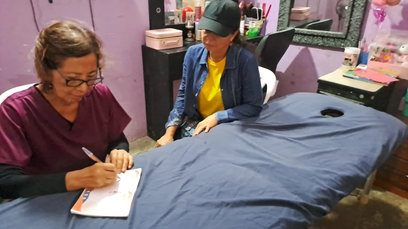 Brigada médica en Nobol: atención en el sector Santa Luisa