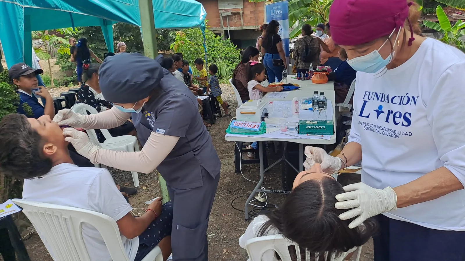 Brigada médica en Nobol beneficia al sector El Nato