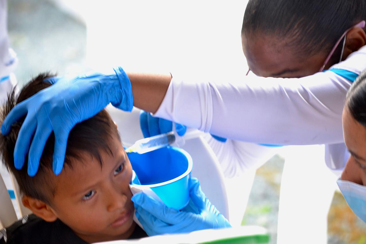 Brigada médica en Petrillo