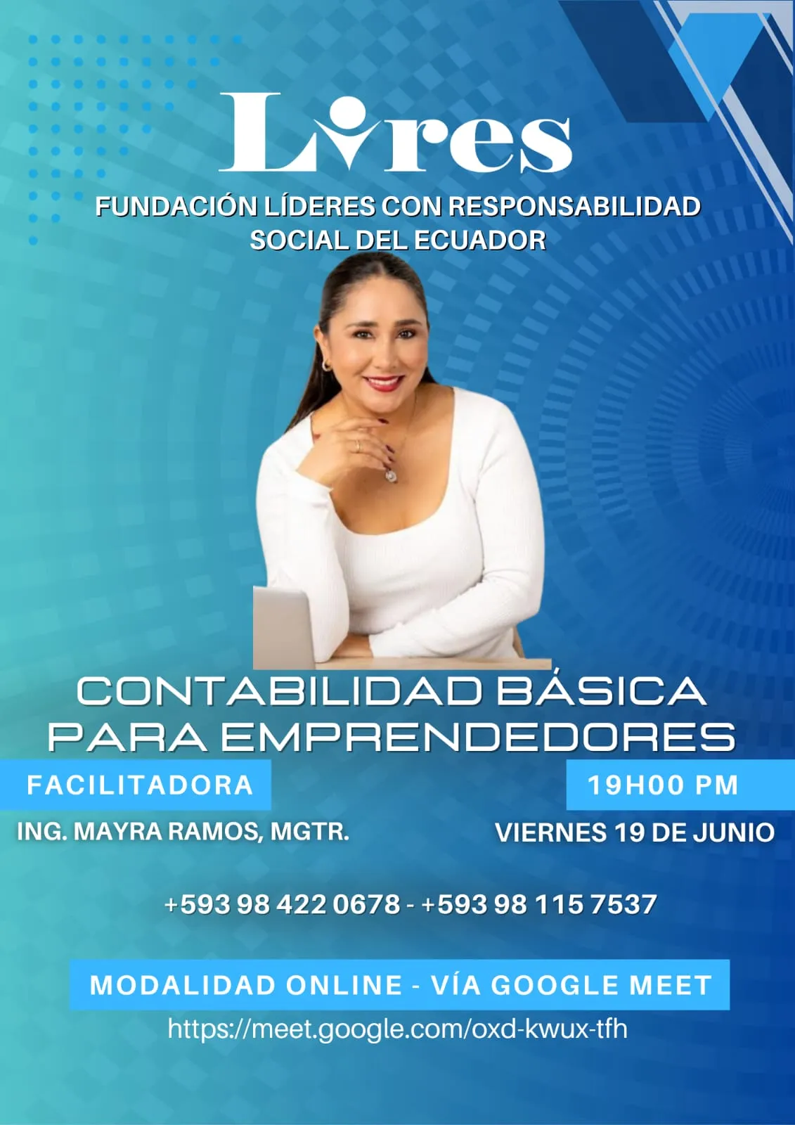 Capacitación de contabilidad para emprendedores de LIRES