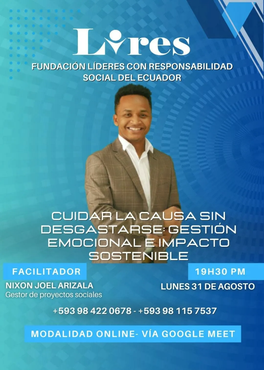 Capacitación de gestión emocional en Fundación LIRES