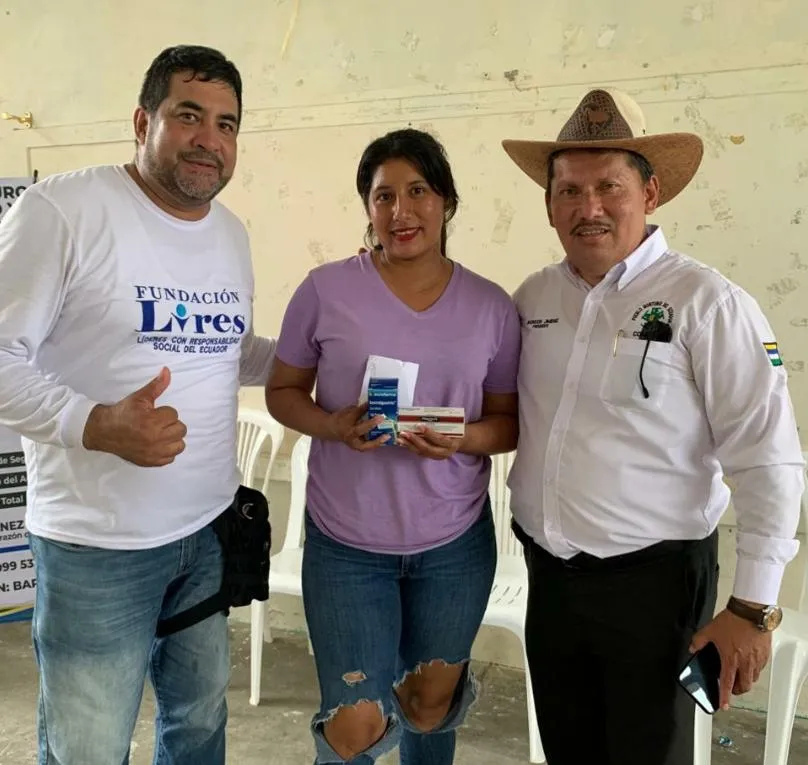 Brigada médica en Colimes: salud en el recinto Pueblo Nuevo