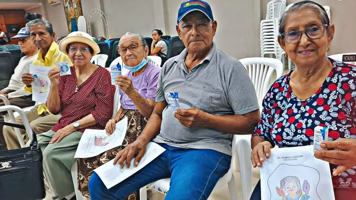 Brigada médica en Nobol atendió a 60 adultos mayores