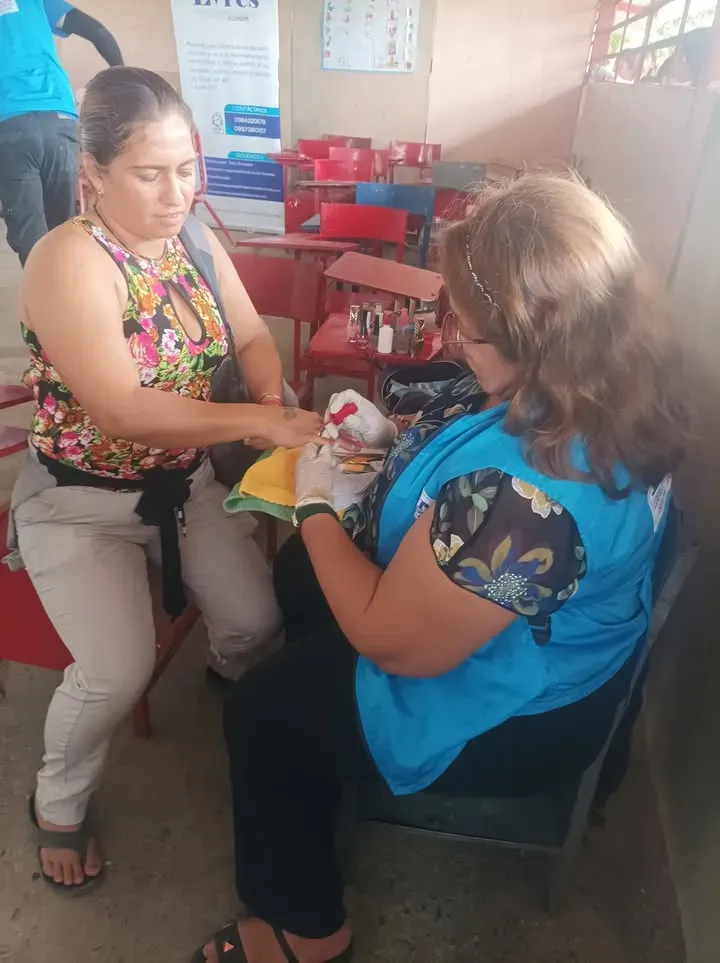 Brigada médica gratuita en Daule