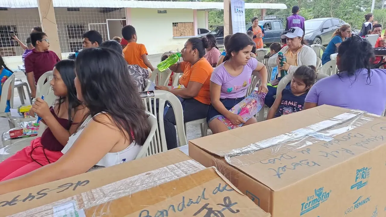 Brigada médica gratuita en Taura, Naranjal