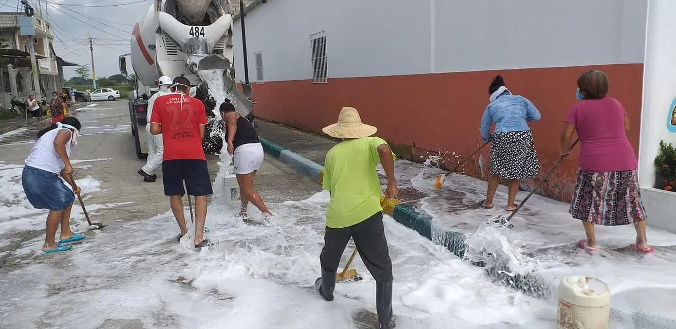 Líderes comunitarios enfrentan la pandemia en Daule