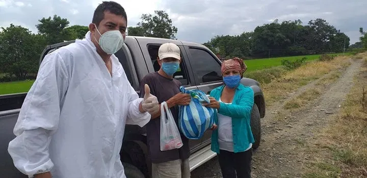 Líderes comunitarios enfrentan la pandemia en Daule