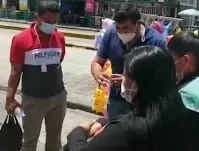 Líderes con Responsabilidad Social visitan hospitales y personas en situación de calle
